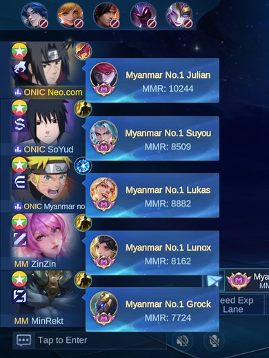 MLBB: Top Global Myanmar vs. Indonesia Showdown