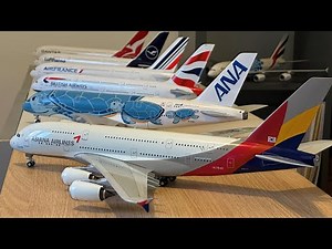 Asiana Airbus A380, 1:200 Diecast model unboxing / JC Wings