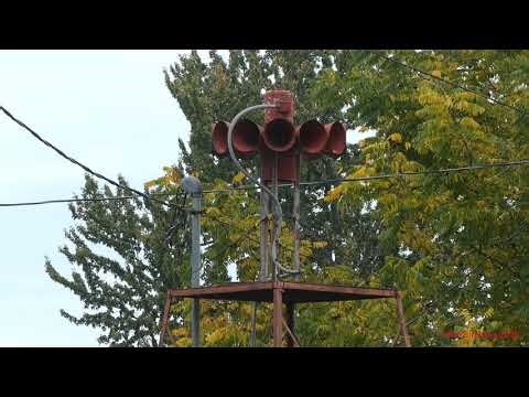 Federal Signal STH-10 noon blast - North Rose, NY - 10/11/25