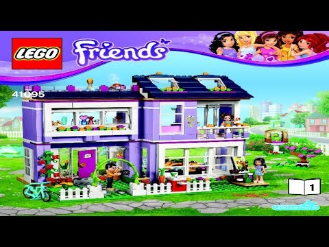 LEGO Instructions - Friends - 41095 - Emma's House - Houses (Book 1)