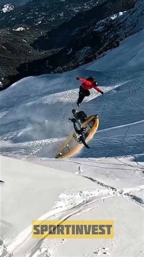 Kayaking Down a Snowy Mountain – Extreme Adventure! #extremesports #winteradventures #sportinvest