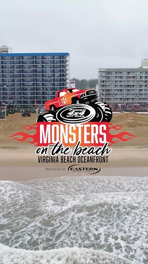 The monsters are coming to the beach! 🏁🌊 The BIGGEST monster truck showdown in the Mid-Atlantic is back! Pungo Offroad Monsters on the Beach storms into the Virginia Beach Oceanfront May 16–18 with an adrenaline-fueled weekend of high-flying, sand-slinging action! 🚨 Tickets are selling fast—don’t wait! Visit beacheventsvb.com to grab yours now! #monstersonthebeach #monstertrucks #monstertruckshow | Virginia Beach Events