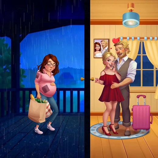 Complete Solitaire levels, collect stars and use them to decorate rooms in Alice's house. | Solitaire Home Story