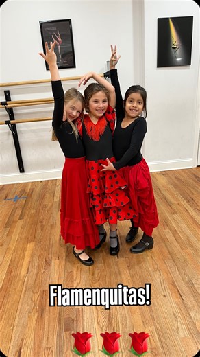 Our powerful little flamencas are leveling up fast! Check out how Violeta, Delilah, and Micaela are progressing!! I am so proud of them!😍🤩✨ Once the flamenco spark hits… there’s no going back!🔥 #FlamencoKids #only7yearsold #studioartectstudents | Yohanna Escamilla ( Dancer and Choreographer)