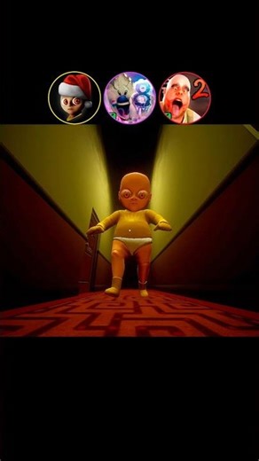 The baby In Yellow vs Ice Cream 8 vs Mr Meat 2 | #fyp #horrorgaming #shorts #mustwatch