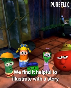 8.9K views · 197 reactions | What do we love more than an episode of VeggieTales? A VeggieTales movie! Watch as our favorite Veggies encounter some car trouble, end up stranded at an old rundown seafood joint, and realize nothing is quite as it seems: https://hubs.ly/H0DN6D-0 | Great American Pure Flix | Facebook