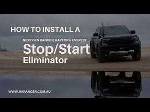 Installing a Stop/Start Eliminator on the NextGen Ranger, Raptor & Everest