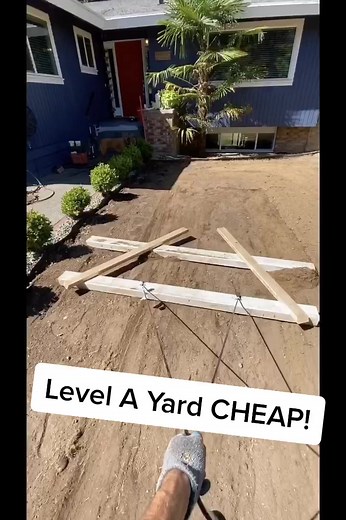 Leveling Techniques for a Cheap Yard Upgrade