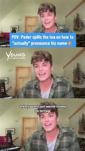 Descendants: The Rise of Red - How to pronounce my name w/ Peder Lindell (Morgie) #shorts