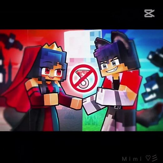 Aphmau love Aaron ❤️ 💜 ☺️. #aphmau 💜 #Aaron ❤️