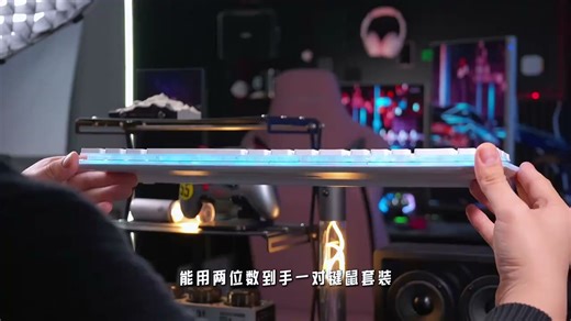 狼途L1有线静音键盘机械手感高颜值办公便携轻薄膜防溅水无线蓝牙三模游戏码字电脑笔记本平板iPad通用 【有线】白色冰蓝