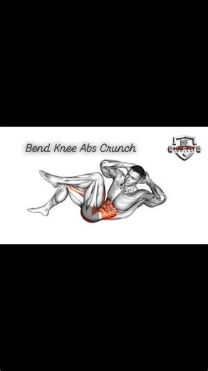 Bent Knee Ab Crunch (Floor Crunch Variation)