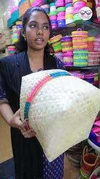 பாரம்பரிய பனை ஓலையில் -Palm Leaf Kitchen Storage Containers -Panai Olai Hand Craft