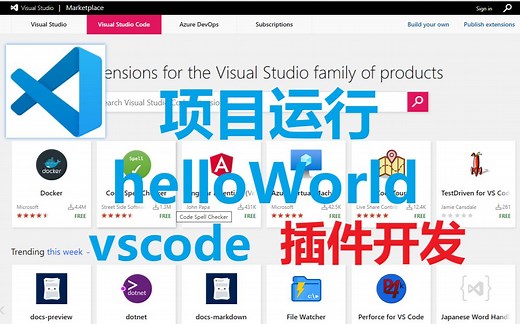 vscode插件开发-项目运行-helloWorld