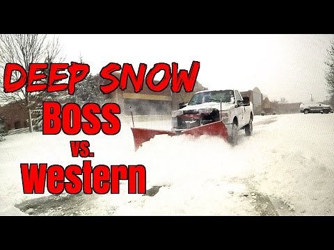 Plow Review Boss Vs Western snow plow