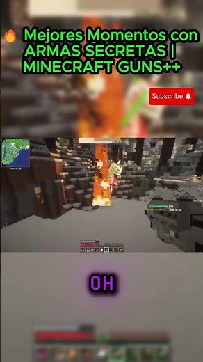 🔥 Best Moments with SECRET WEAPONS MINECRAFT GUNS++ Part 3 #minecraft #minecraftmemes #short