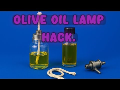 DIY Olive Oil Lamp – Easy and Practical Project