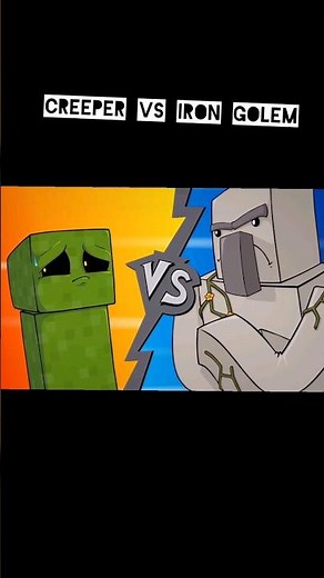 CREEPER vs IRON GOLEM (Part 1) Epic Minequest #epicminequest Minecraft cartoon animation