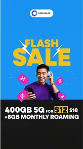 Circles.Life Flash Sale: Get 400GB 5G for $12 8GB Monthly Roaming & AI Access! Get Exclusive Premium 5G Plan and access to paid models of GPT-5, Perplexity Sonar and Google Gemini, for an unbelievable price. Limited-time offer! | Circles.Life