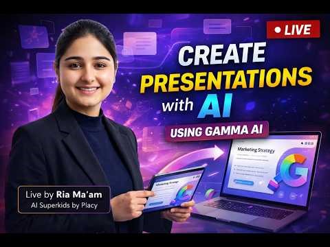Create Stunning Presentations with AI 🔥 | Gamma AI Tutorial (Live Class)