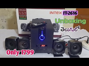 #Intex Multimedia speaker test and unboxing!!M For Tech Telugu