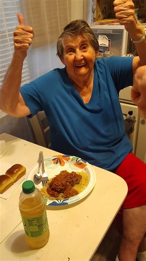 Making Grandma laugh and food #comedy #cooking #food #family #love #foryou #fyp #lol