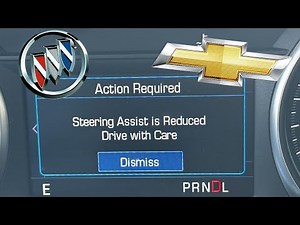“Steering assist is reduced, drive with care” warning in GM vehicles