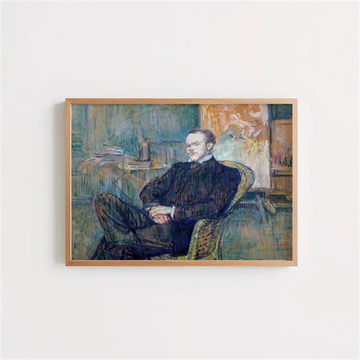 Paul Leclercq by Henri de Toulouse-Lautrec: Post-Impressionist Portrait Poster - Etsy Sverige