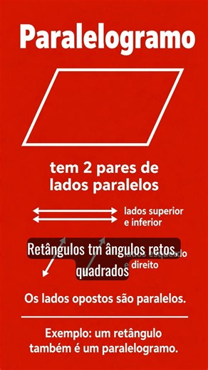 Tipos de quadriláteros em 30 segundos