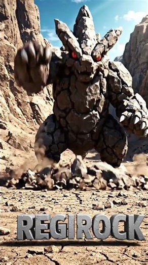 legendary Rock type pokemon showing skills