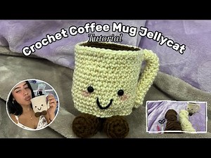 Crochet Coffee Mug Jellycat Tutorial ☕️✨