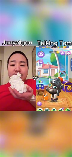 Junya1gou vs Talking Tom #shorts #funny #viral