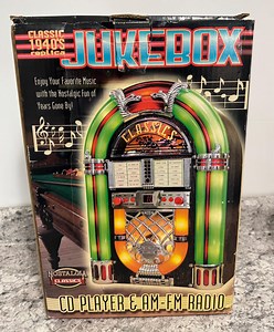 Nostalgia Classics 1940s Style Jukebox CD Player & AM/FM Radio W/ Box, Manual, Works - Etsy