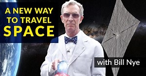 La vela solar de Bill "Science Guy" Nye ya orbita la tierra