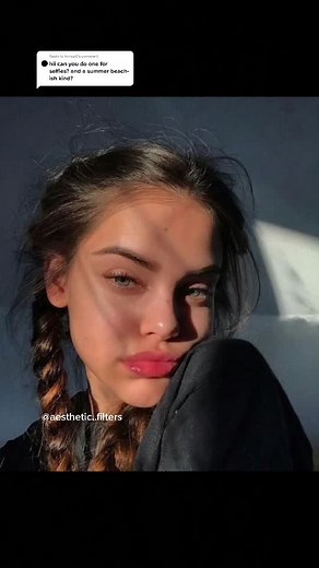 Reply to @kwiop0 hope you like this golden hour selfie filter! Comment other ideas 💕 #foryoupage #viral #famous #filter #duet
