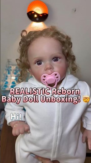 Realistic Reborn Baby Doll Unboxing | Curly Hair Reborn Baby