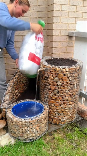 From Ugly Leaking Pipe to Stunning Garden Fountain 😱