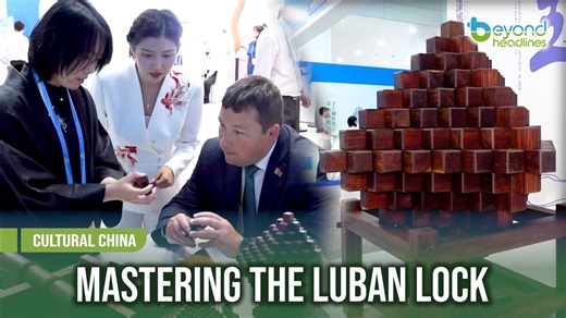 194 reactions | [Cultural China] Mastering the Luban Lock At the SCO Summit 2025 in Tianjin, journalists explored the Luban Lock – from hands-on puzzle toys to the world’s largest display. Through interactive assembly and expert guidance, guests gained insight into China’s traditional woodworking and intangible cultural heritage. #BeyondHeadlinesHK #CulturalHeritage #ChineseCulture #ExploreCulture #CulturalDiversity #CulturalIdentity #ChineseTradition | Beyond Headlines | Facebook