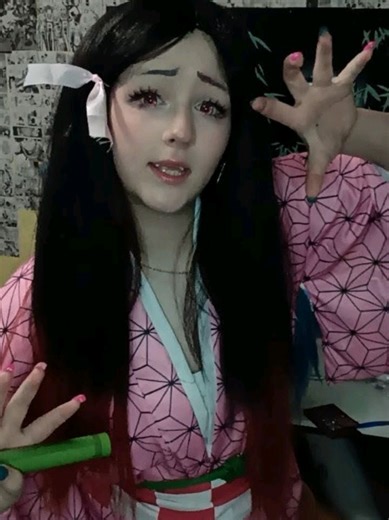 new cosplay?!!#demonslayer #nesuko #nesukochan #demonslayercosplay #demon
