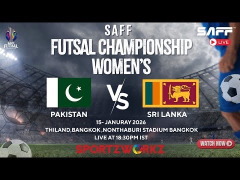 LIVE |SAFF Women’s Futsal Championship 2026 | Day 2 – Match 3 | Pakistan vs Sri Lanka