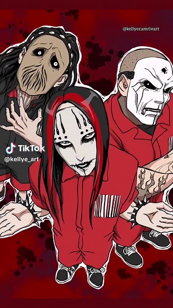 Timelapse Drawing of Slipknot Band Members | Fan Art