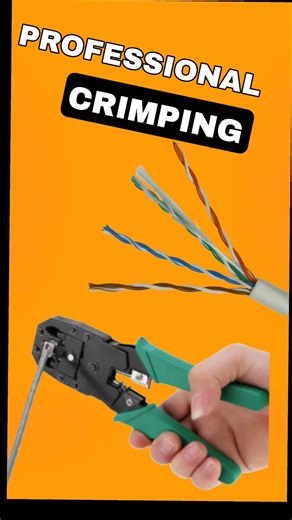 "RJ45 Crimping का सही तरीका: अब केबल कभी खराब नहीं होगी!" Stap By Stap In 5 Minutes
