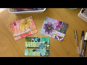 How to create gorgeous note cards from paper scraps