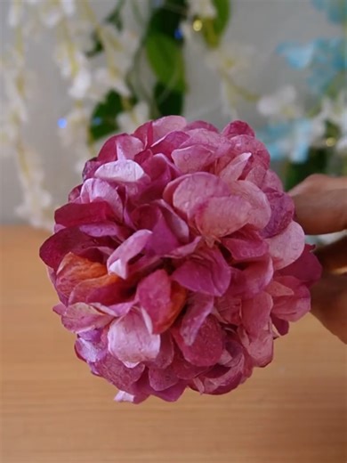 DIY Hydrangea Flower Craft Ideas