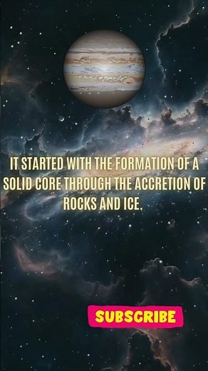 How did jupiter formed?