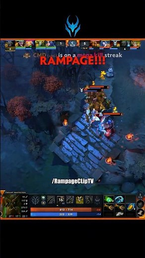 FROM START 🕐 TREANT RAMPAGE 😱 #dota2