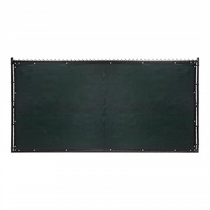 FenceScreen 750 Series 8' x 50' Green Polypropylene Privacy Fence Screen 750-50-78GR