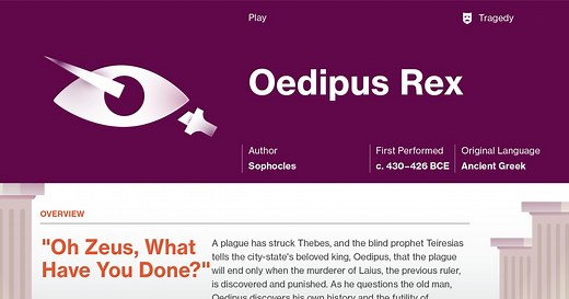 Oedipus Rex Plot Summary | Course Hero