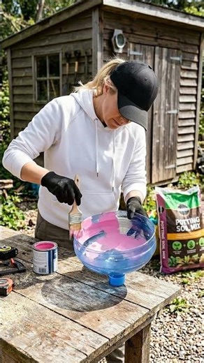 Don't Throw Away Water Jugs! Make This Beautiful Hanging Planter Instead 🌸