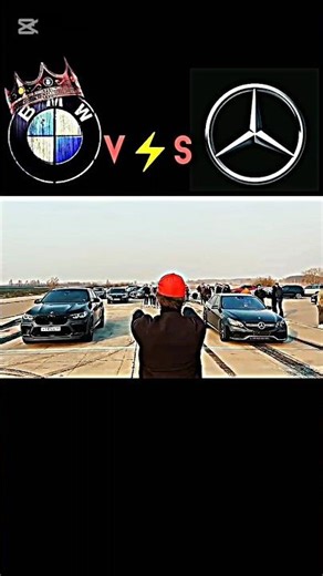 Bmw#v⚡s Mercedes car race☠️